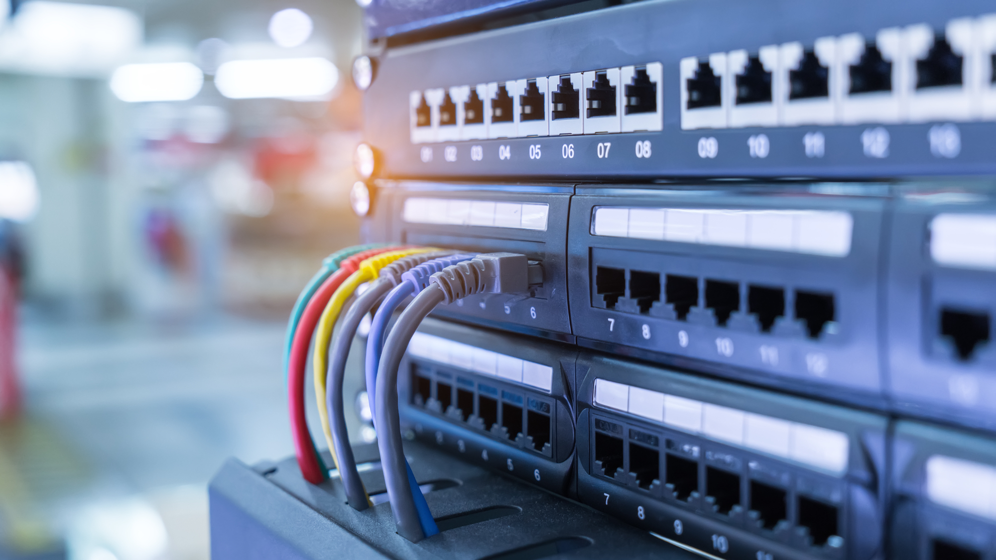 Network cables and hub