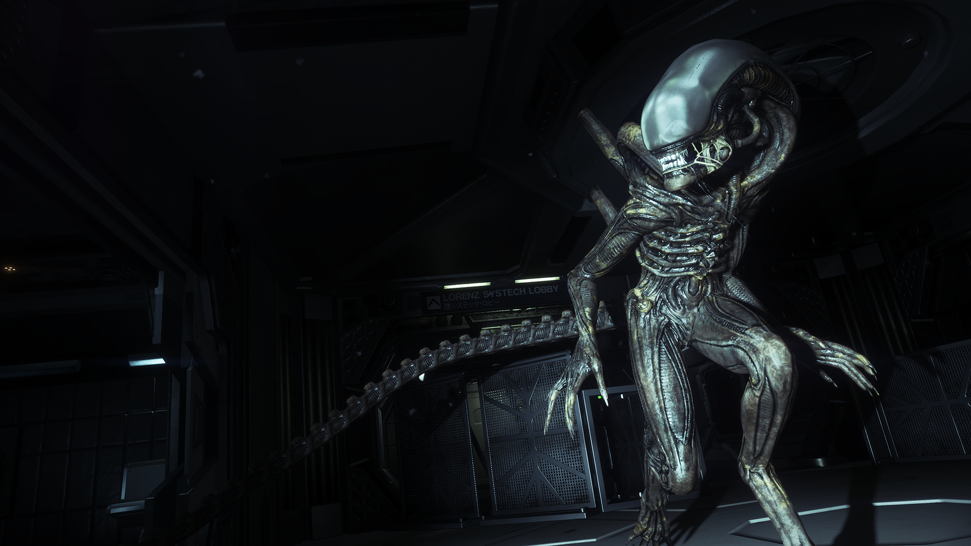 Screenshot from the sci-fi horror video game &amp;quot;Alien: Isolation&amp;quot;