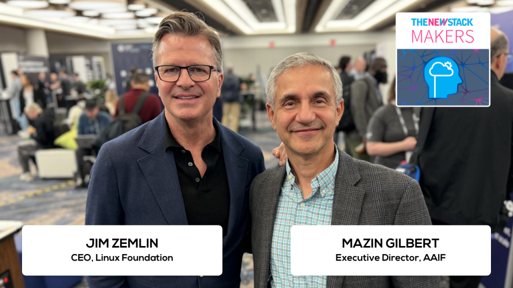 At the MCP Dev Summit in New York City, Linux Foundation CEO Jim Zemlin and newly appointed AAIF executive director Mazin Gilbert discussed this transition