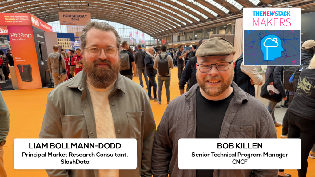 Bob Killen, CNCF &amp; Liam Bollmann-Dodd, SlashData share insights from recent CNCF and SlashData reports highlight that success with AI still depends on strong engineering fundamentals, particularly internal developer platforms and developer experience.