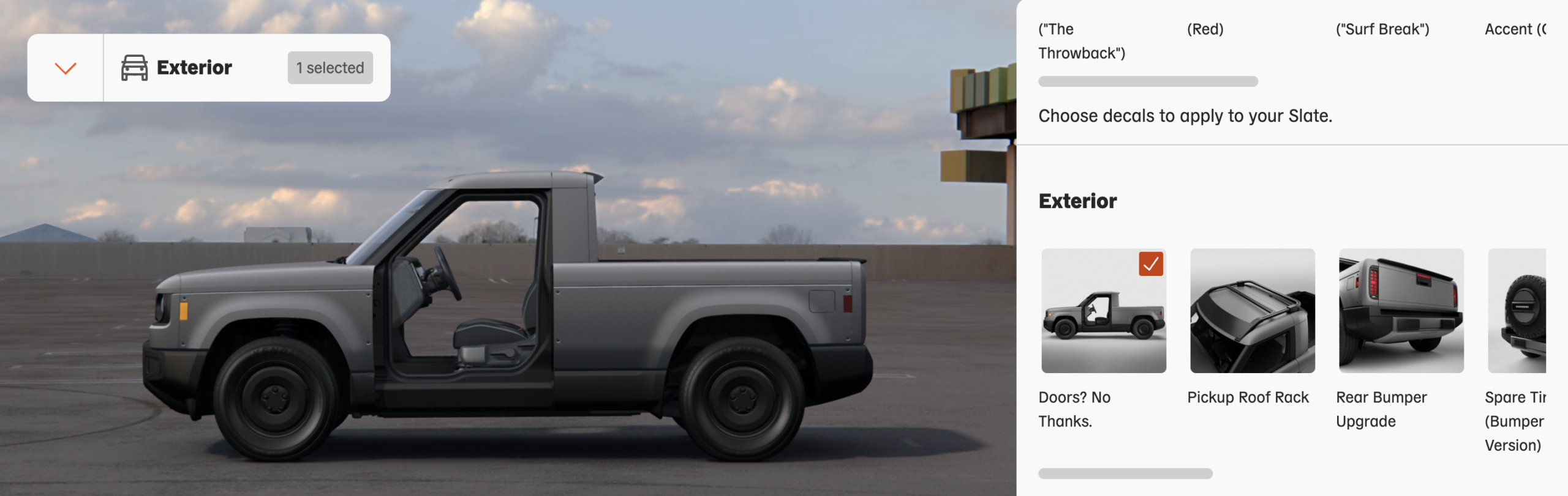 没有冰箱彩电大沙发的便宜电动汽车，甚至车门也可以选配不要