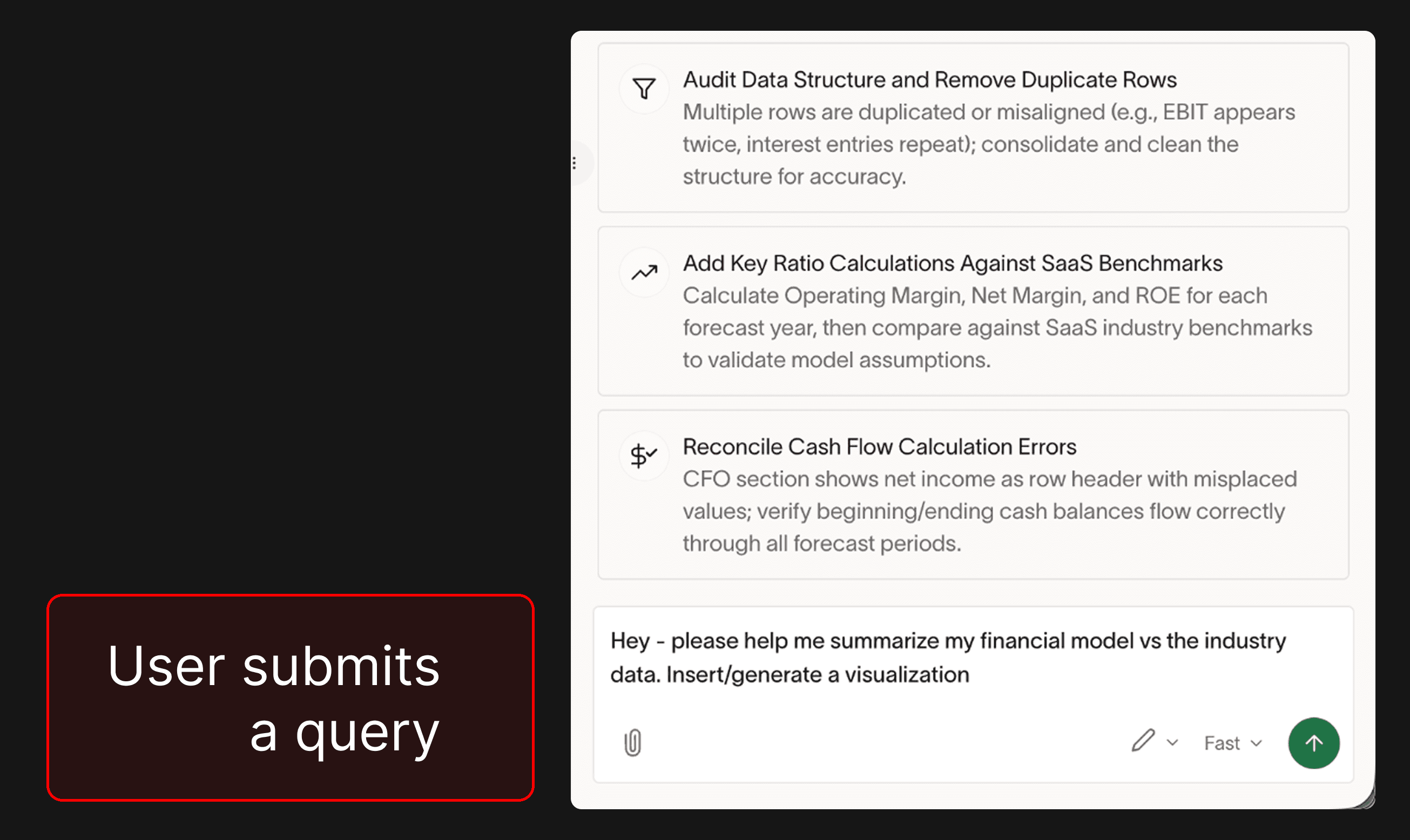 The user submits a benign query to Ramp AI.