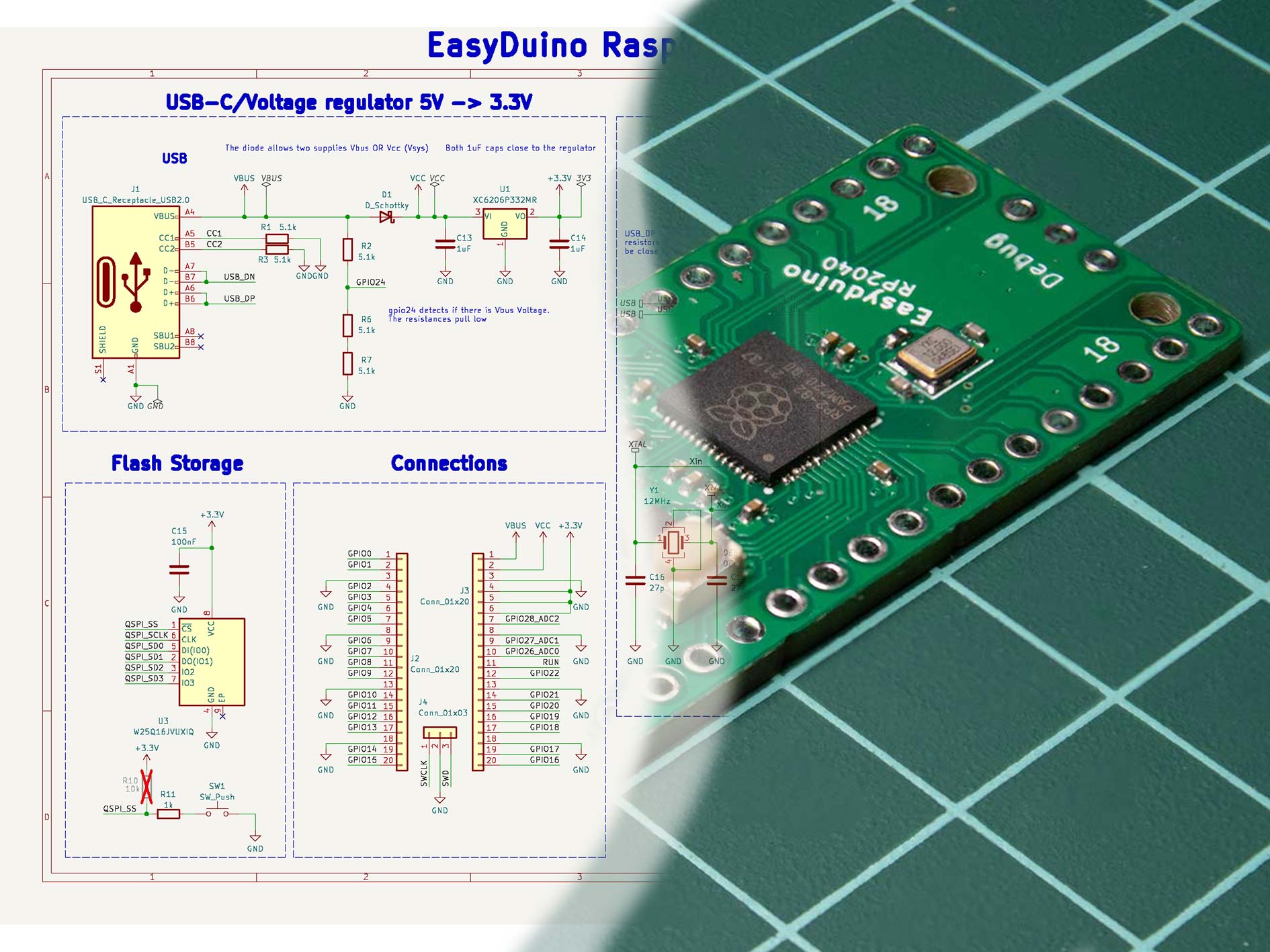 Easyduino: Open Source PCB Devboards for KiCad