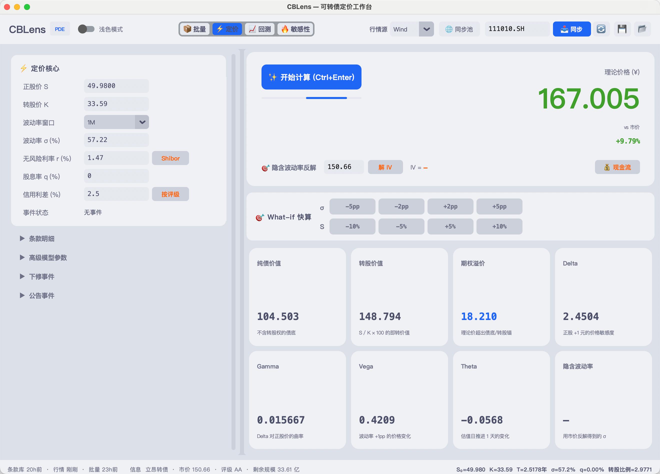 [分享创造] 分享一个最近 Vibe Coding 的成果： CBLens， A 股可转债定价与机会筛选工作台
