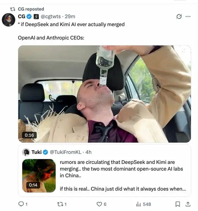 开个脑洞:如果DeepSeek和Kimi们合并