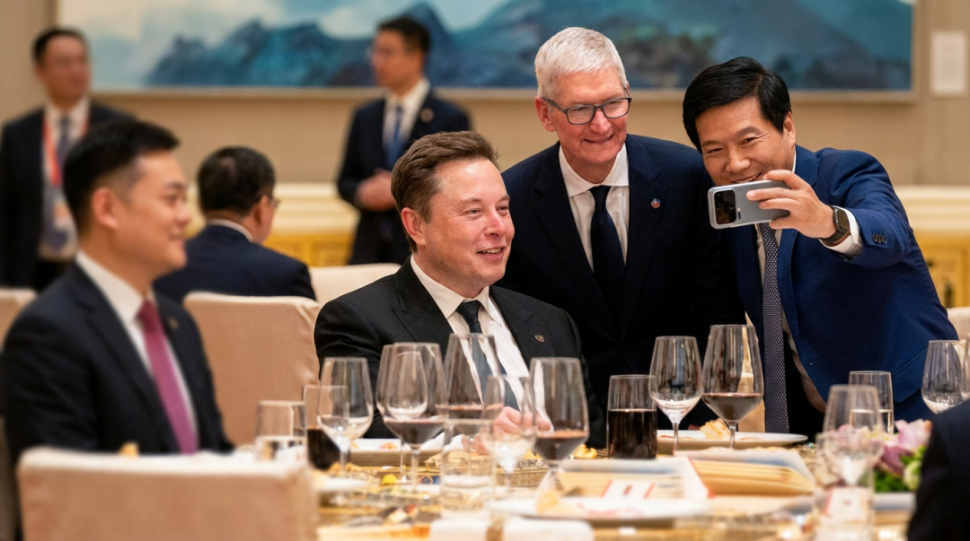 为什么库克、雷军,都想找马斯克合影?