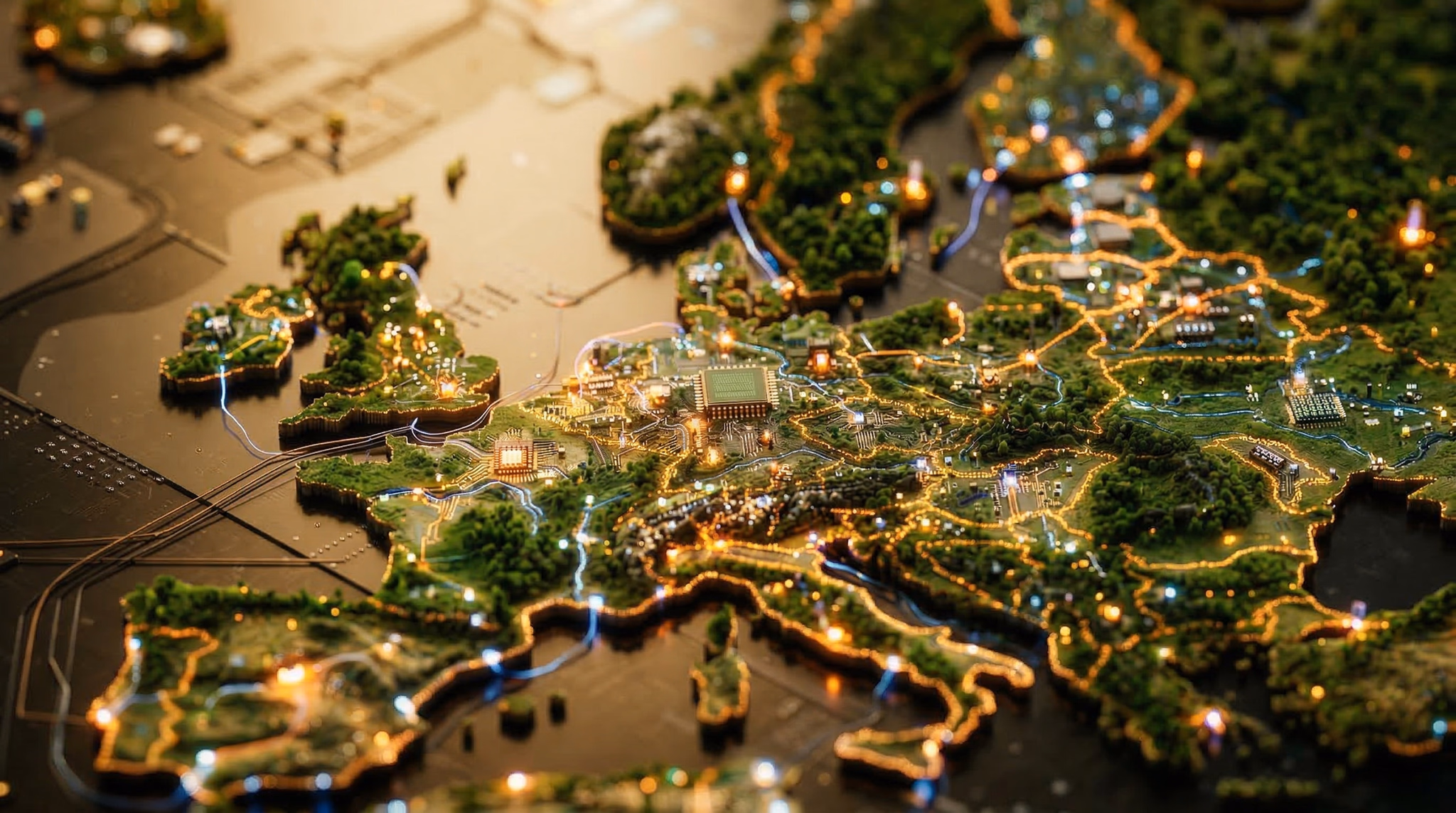 100% accurate European digital infrastructure, AI generated