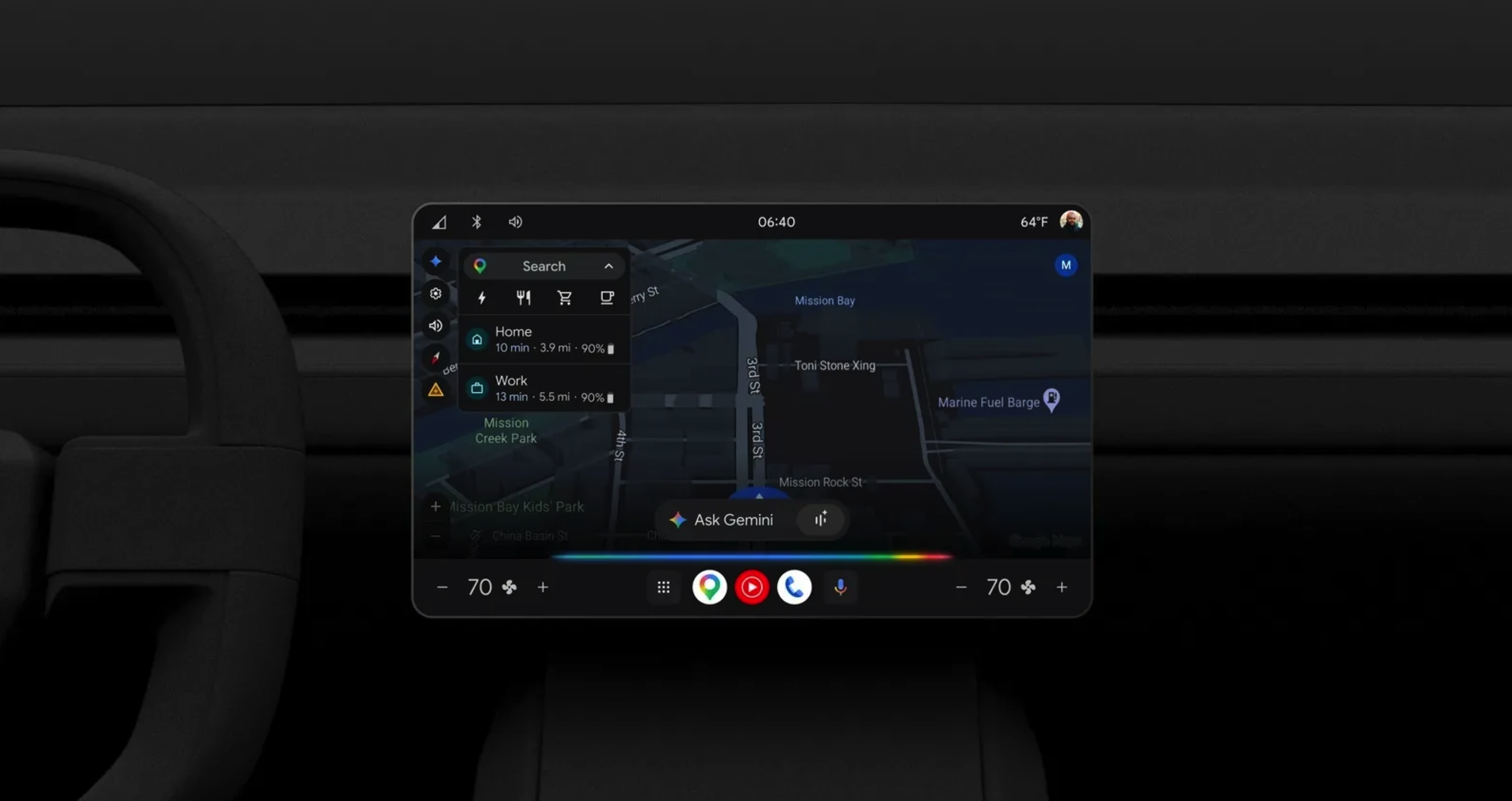 Android Auto 全面更新，看齐 Carplay！还有更「懂车」的 Gemini