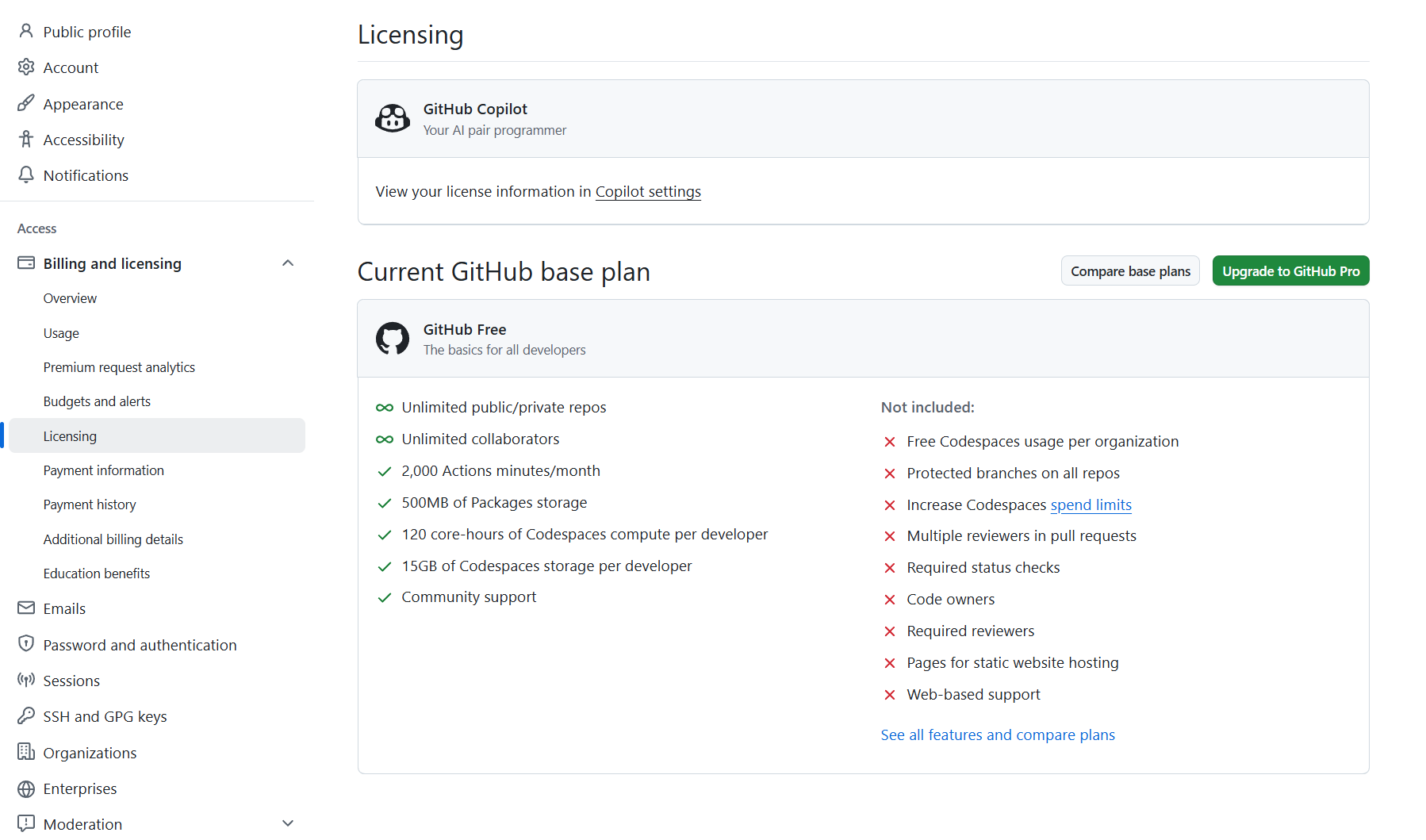 [GitHub Copilot] 请问现在怎么取消 GitHub Copilot Pro 的订阅？文档根本不对