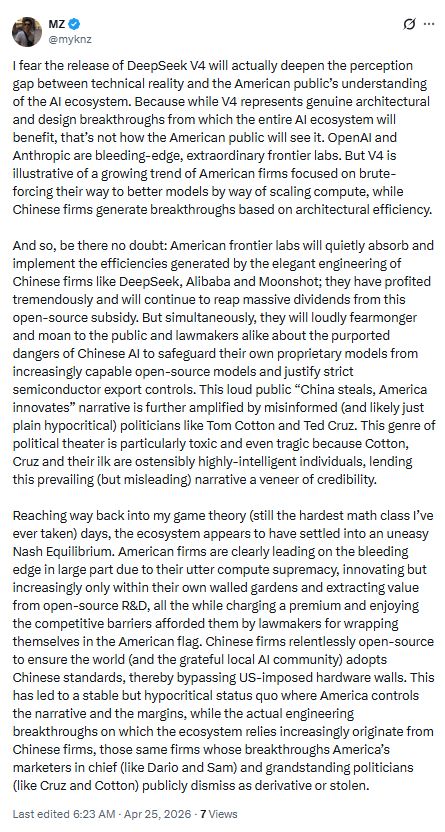 DeepSeek V4适配华为升腾芯片 黄仁勋预言的“灾难”降临