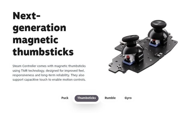 Valve全新Steam手柄曝光：搭载TMR摇杆彻底告别漂移 四马达全域触觉反馈拉满