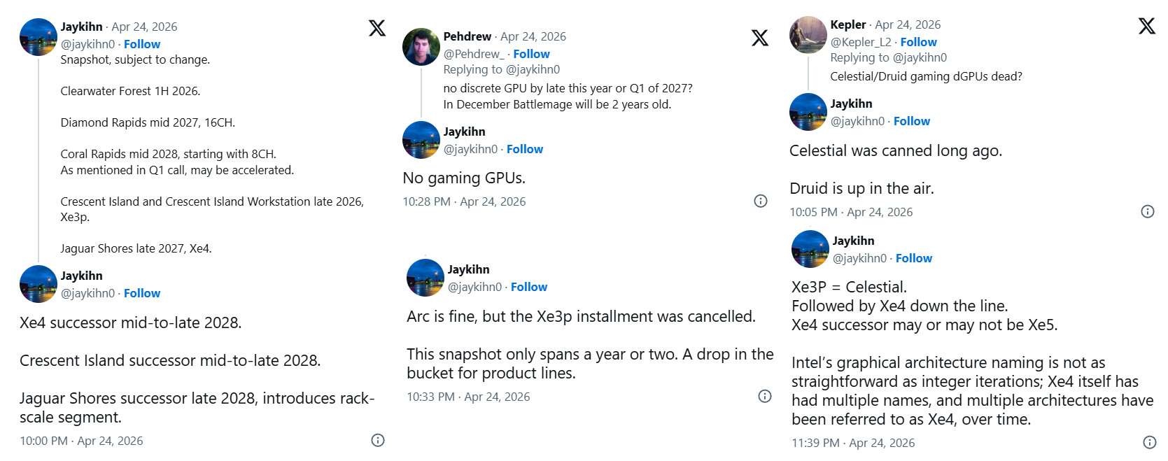 Intel游戏显卡第三代已取消 第四代依然悬而未决