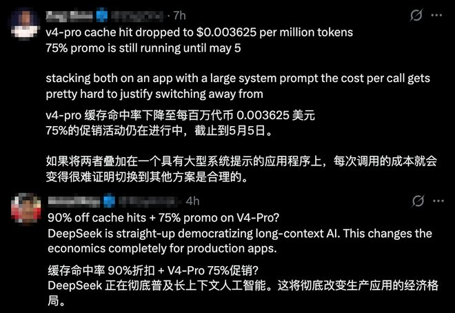 DeepSeek-V4价格暴降90% 百万token2分钱 梁文锋送你token自由