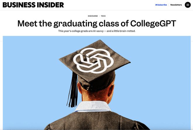 第一批被ChatGPT“喂大”的大学生毕业了