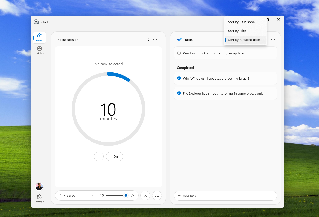 Windows 11时钟App改版 加入AI、感知走神并自动暂停计时
