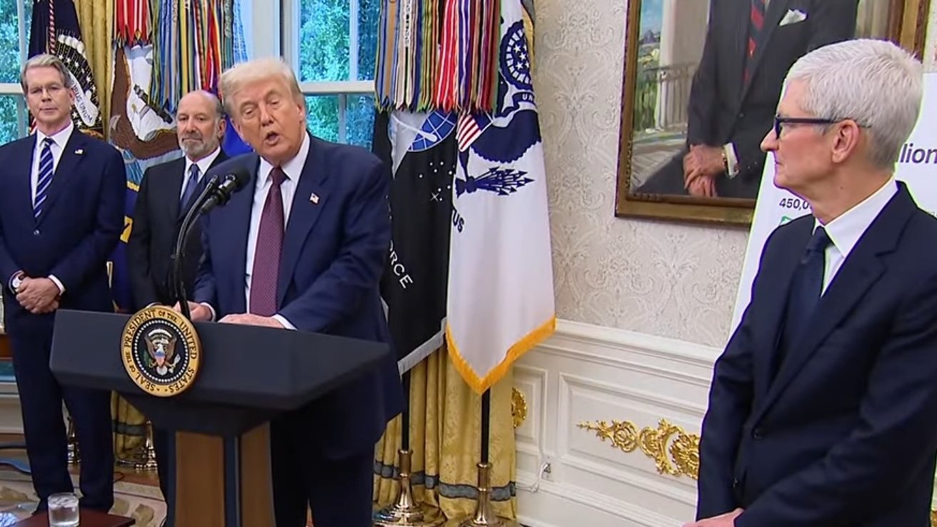 Tim Cook出席白宫欢迎仪式 见证查尔斯三世首次访美国事活动