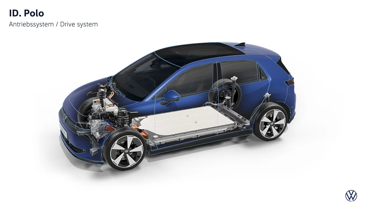 经典小车电动化重生 大众ID.Polo正式发布：实体按键管够
