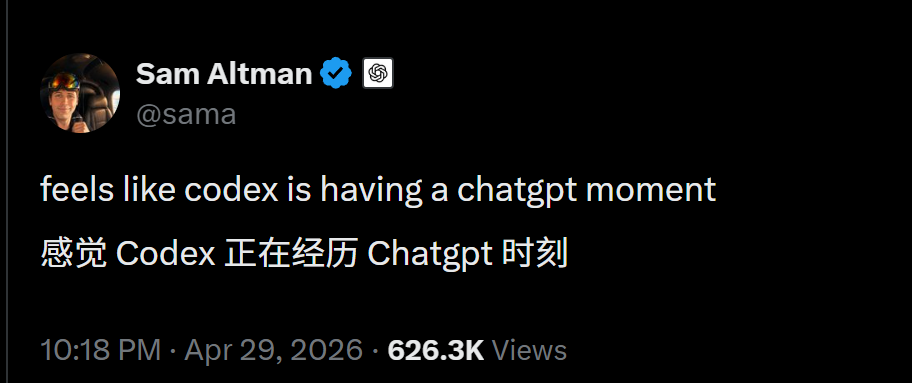 OpenAI疯狂升级Codex 接管Mac人类全程0操作围观