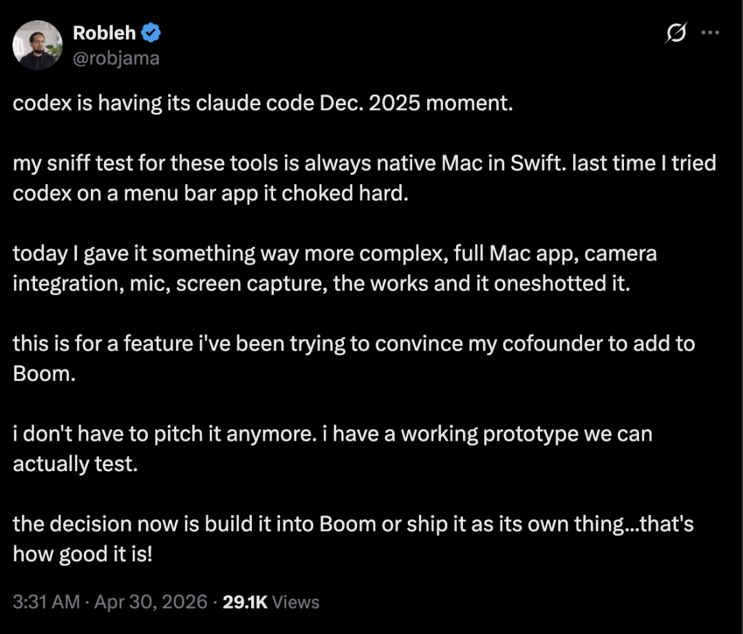 OpenAI疯狂升级Codex 接管Mac人类全程0操作围观