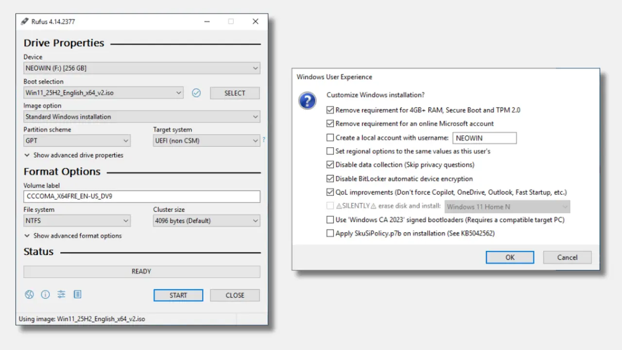 Rufus重大更新：推出全新Windows 11安装方式 可大幅提升电脑性能