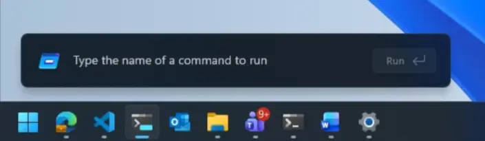 微软为Windows 11的经典“运行”对话框推出现代界面设计