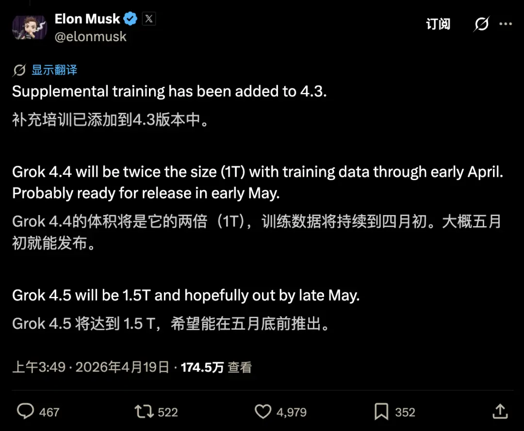Grok 4.3悄悄上线 跑分评测出炉