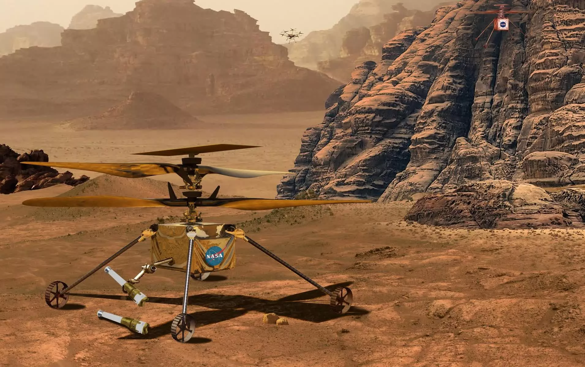 NASA新一代火星直升机将提升至“超音速”