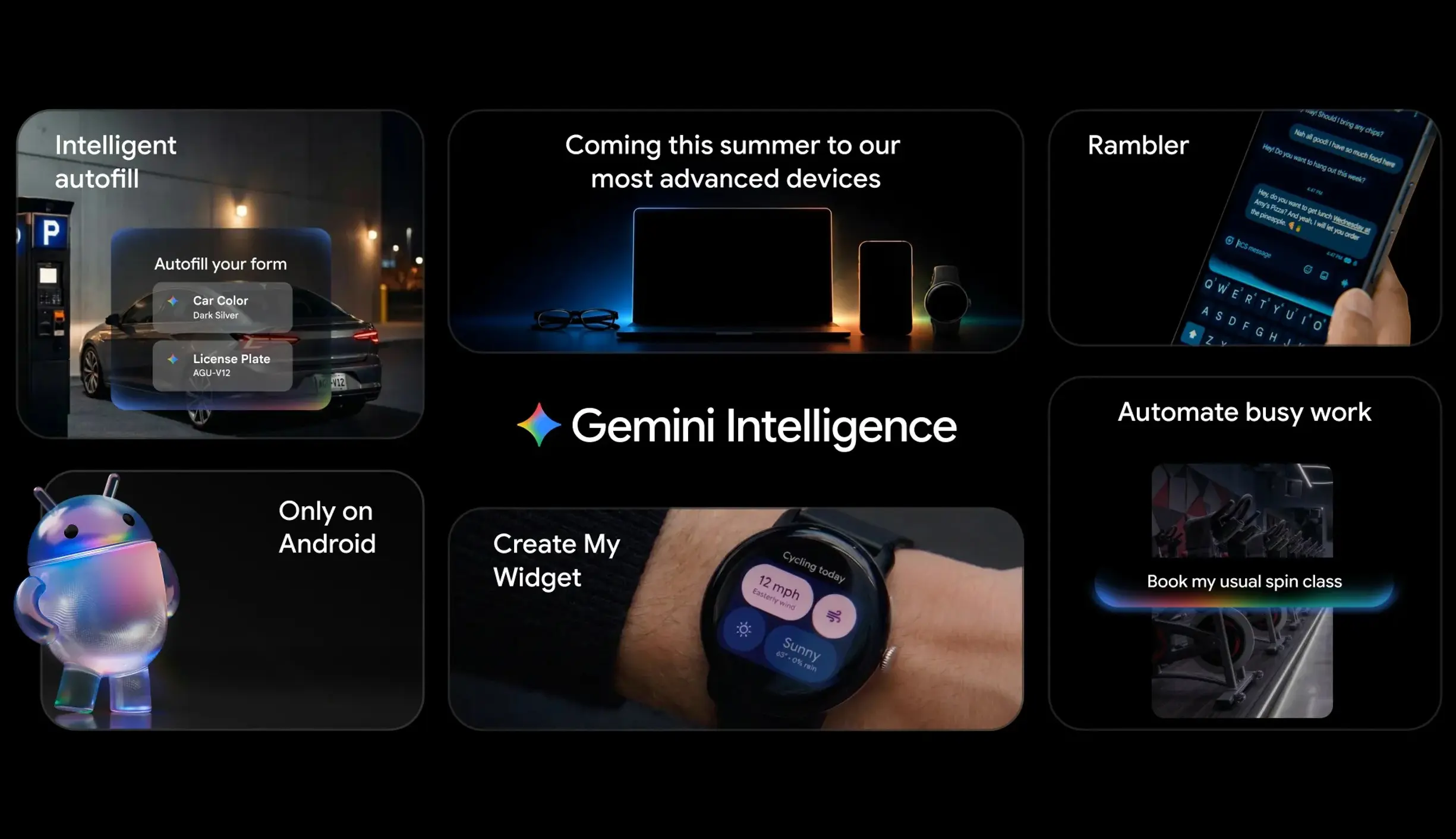 Google发布Gemini Intelligence 为Android带来更深度的AI融合