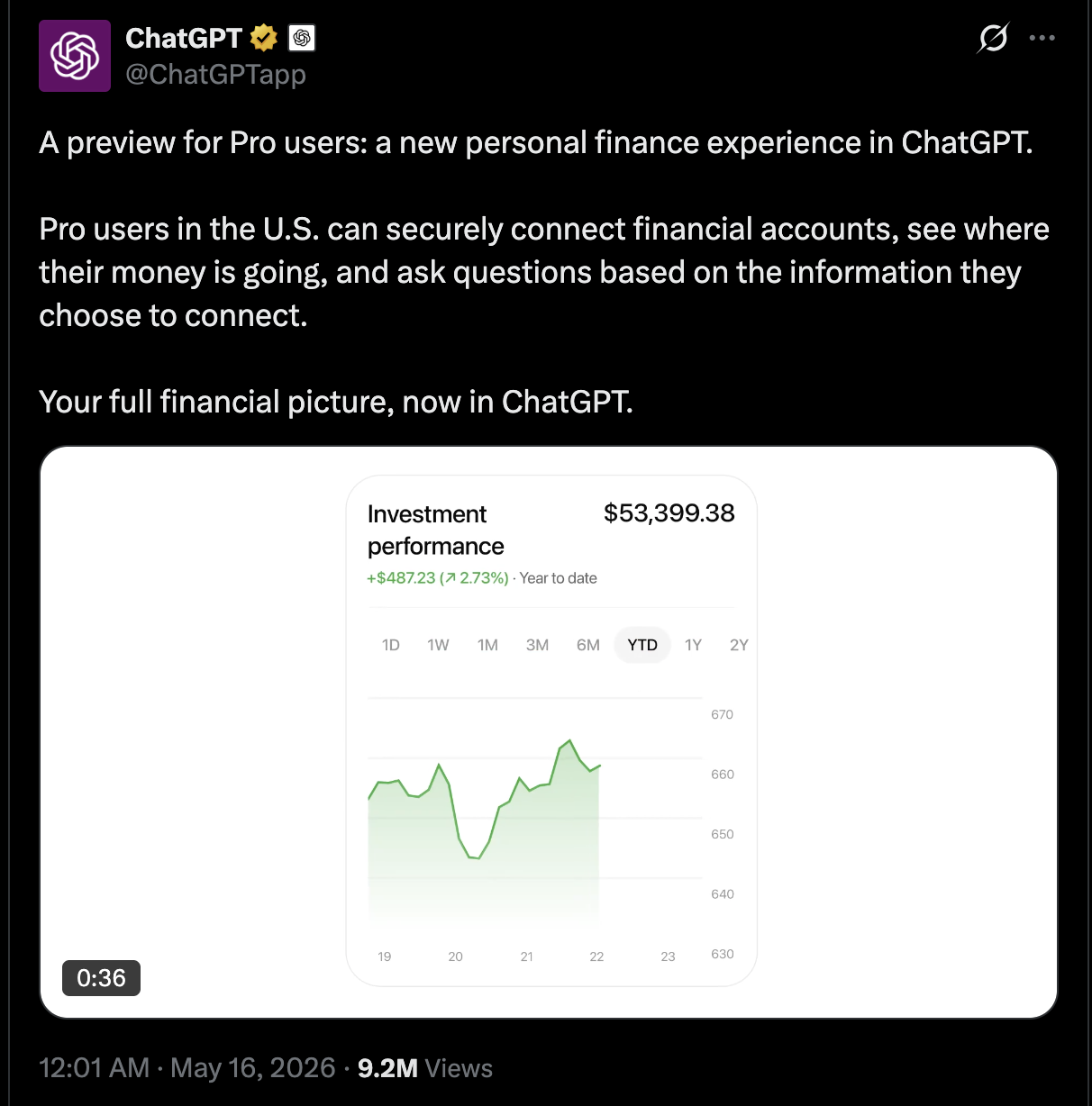 ChatGPT 可以帮你理财了,但它也知道你的全部余额!用户:谢谢不用了