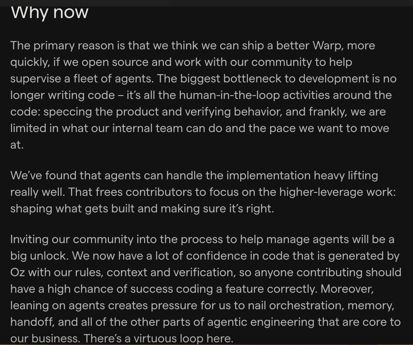 Altman 投的 Agent 终端 Warp 开源了！斩获3.5万star