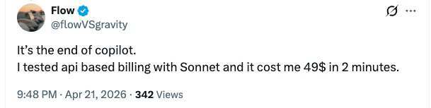 Copilot 不让注册了：从“随便用”到“全面限”，agent 把原有订价模型顶穿了