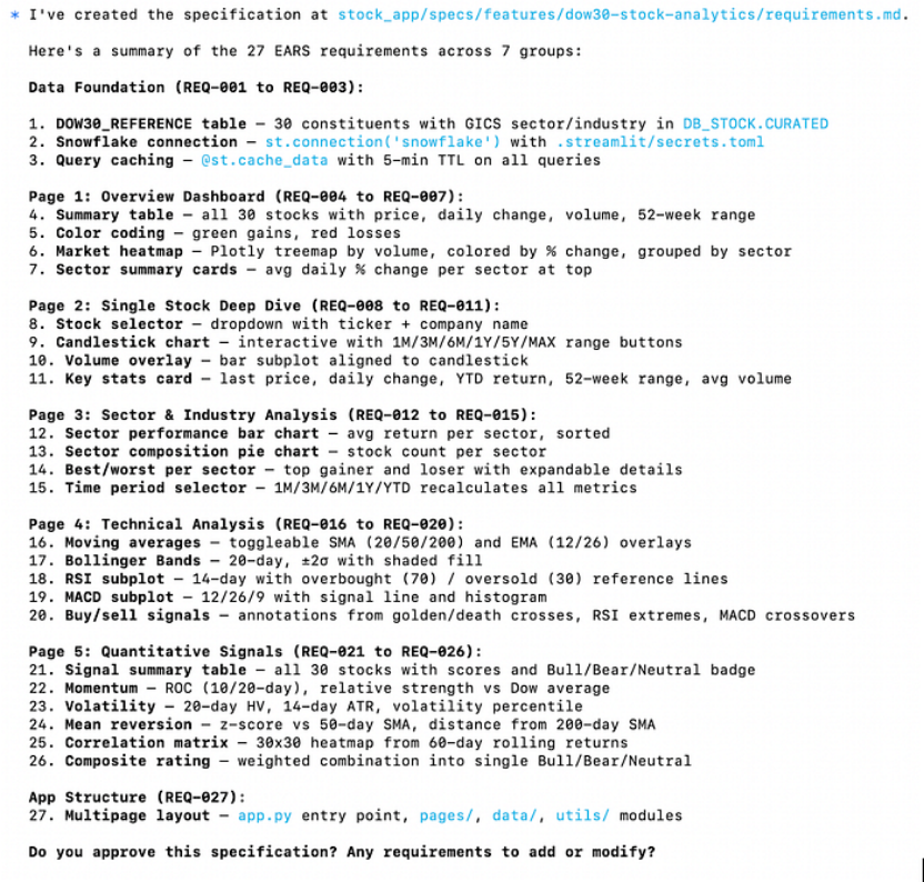 Snowflake Cortex Code 的规范驱动开发：将 SDLC 方法论引入 AI 辅助工作流 ｜ 技术实践