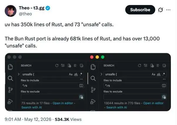6 天、96 万行 Rust、直接合并？Claude Code 被 Bun 的内存泄漏拖垮后，Bun 让 Claude 亲手重写了自己