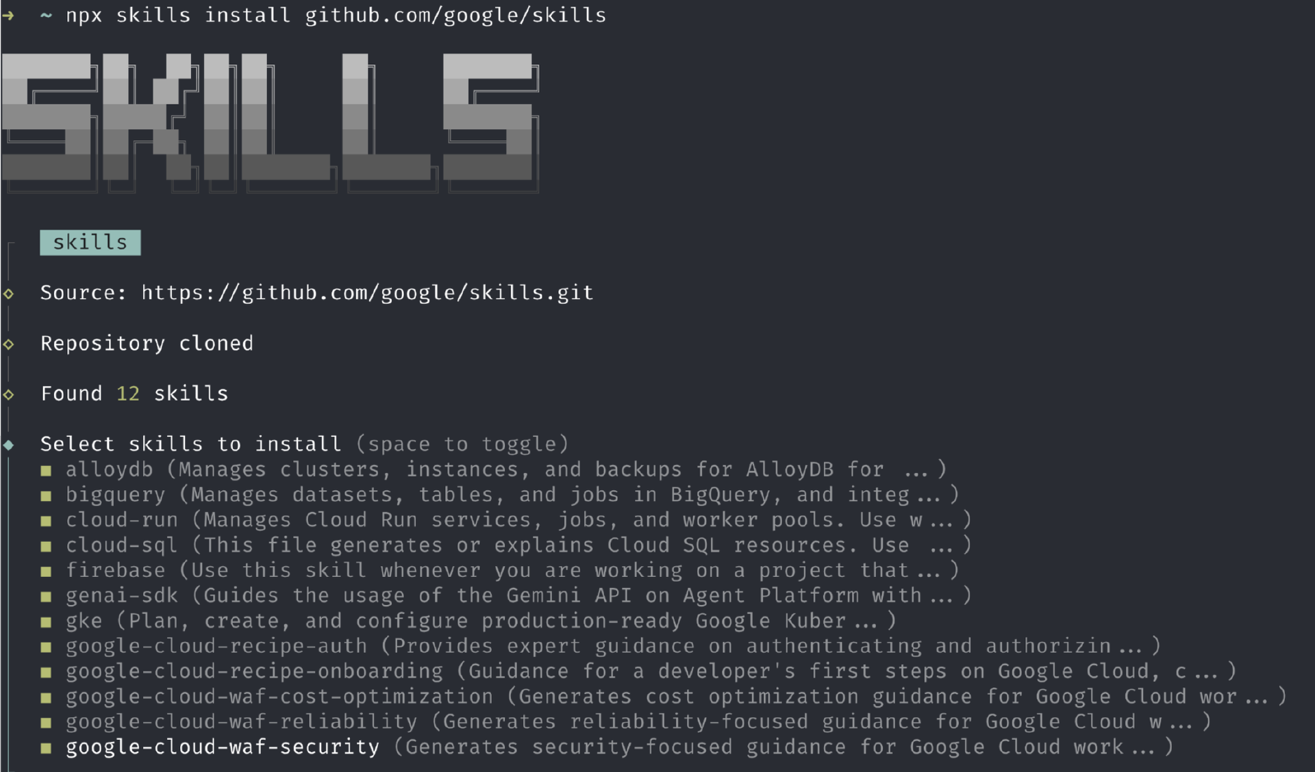 谷歌开源“Agent Skill 超级工具箱”，云、库、引擎、AI全线打通，开发者狂喜