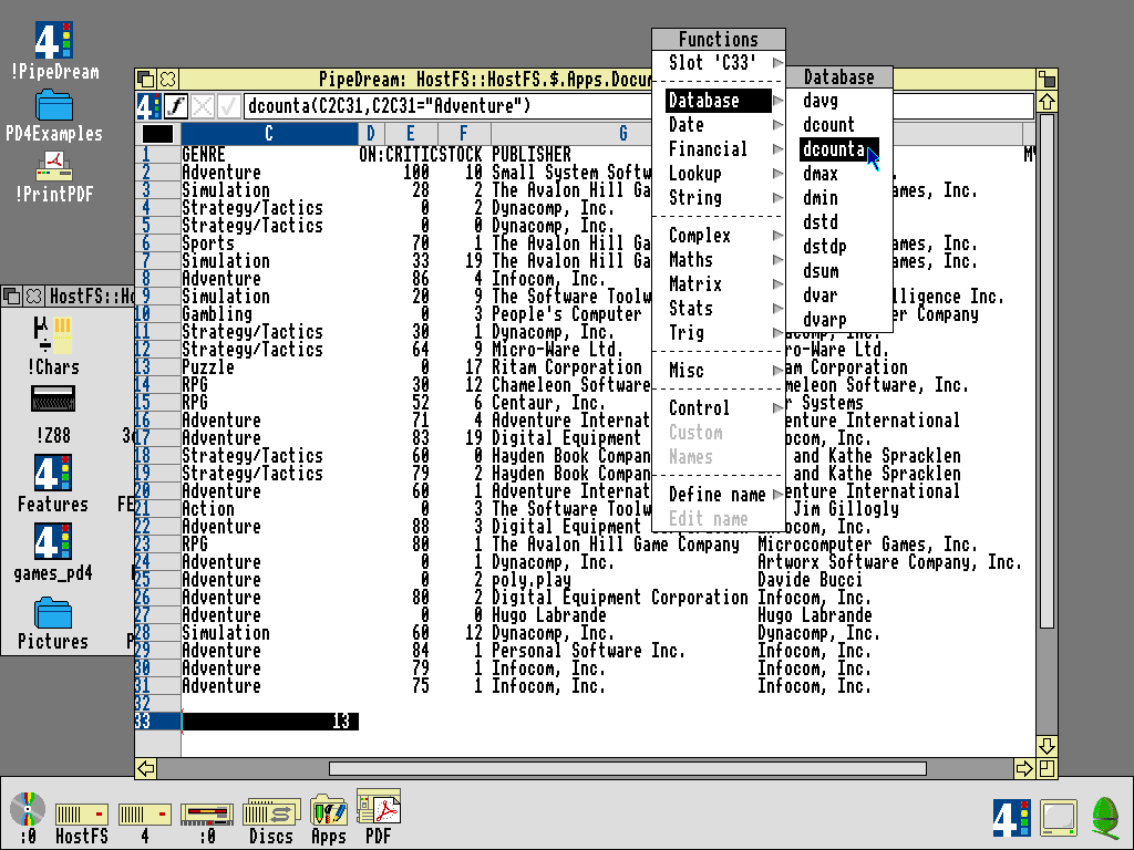 Screenshot showing the