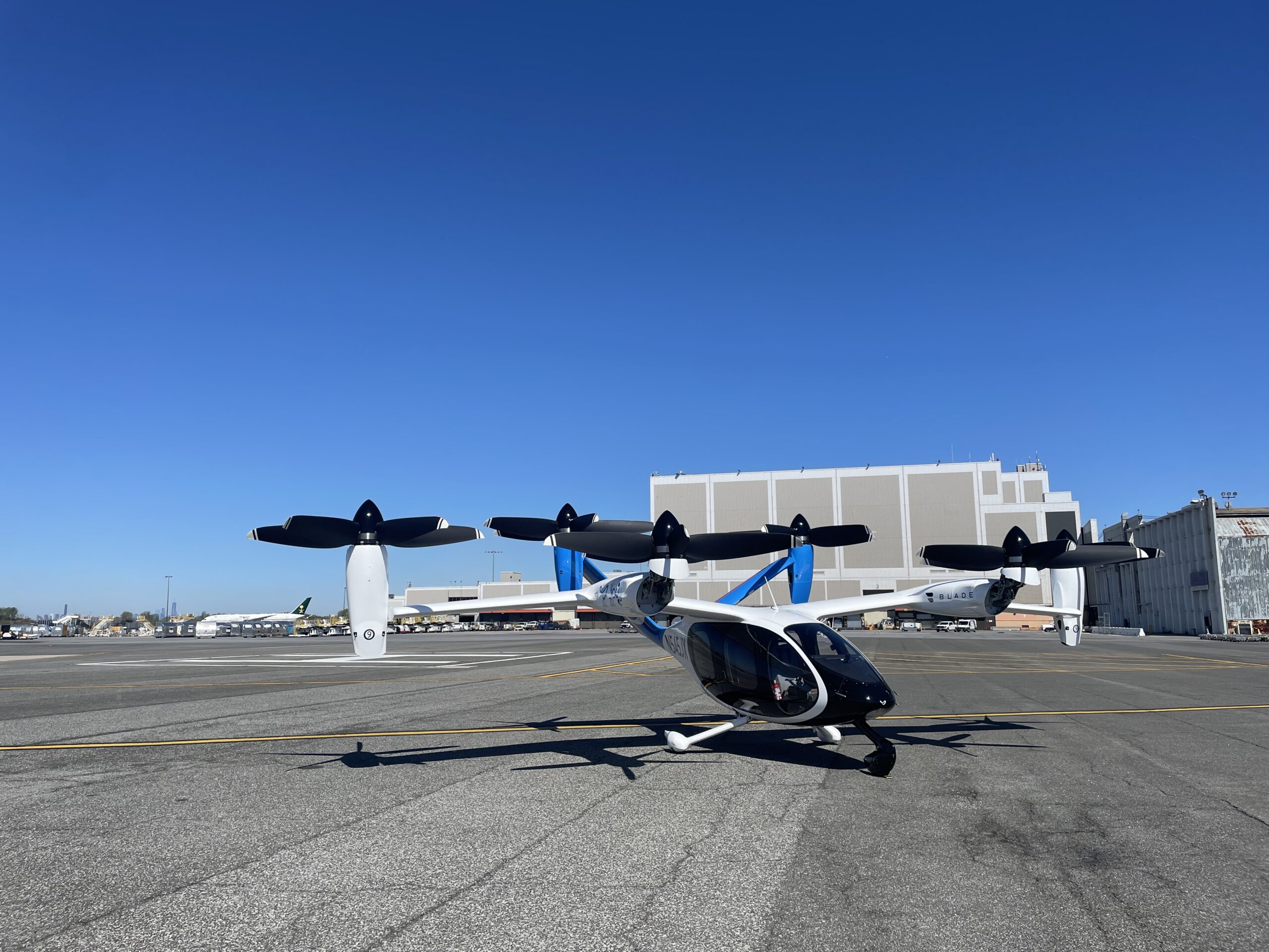 Joby Aviation electric air taxi JFK Airport