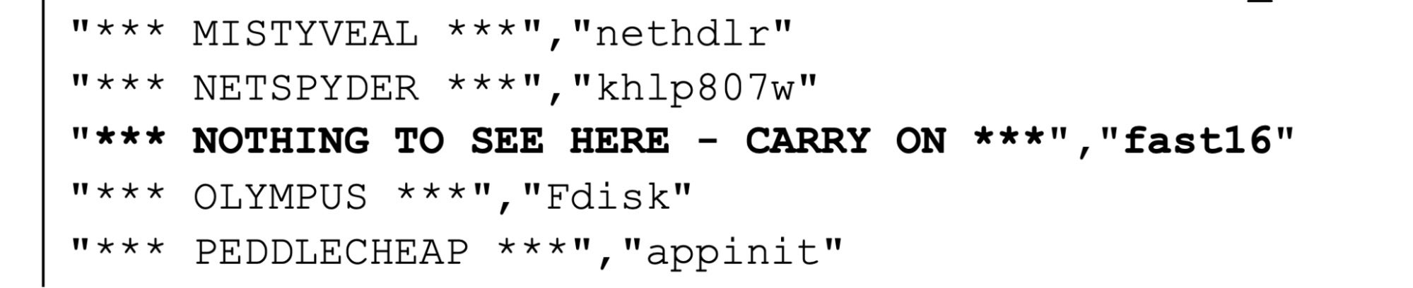 Screenshot from Crysys Lab’s ShadowBrokers leak analysis paper