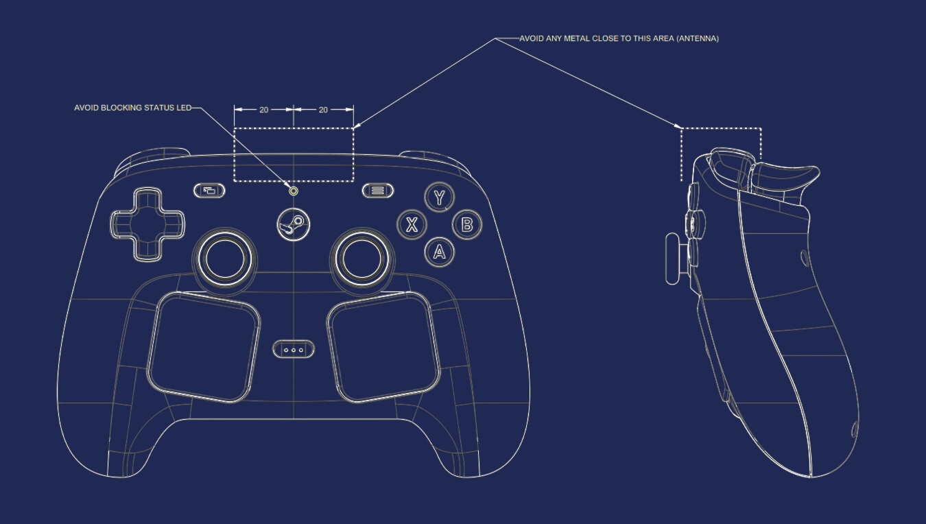 Valve开放Steam Controller官方CAD文件 扶持玩家与厂商自制配件生态