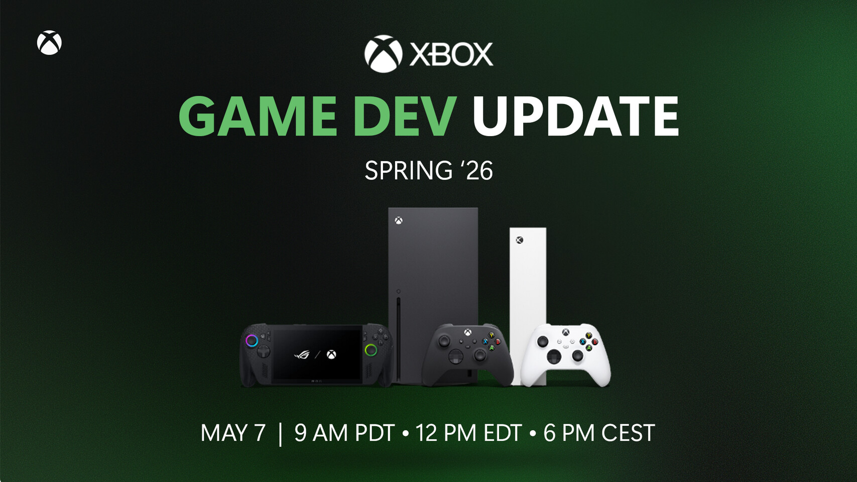 微软宣布举办春季Game Dev Update活动 将首次公开展示Xbox Helix细节