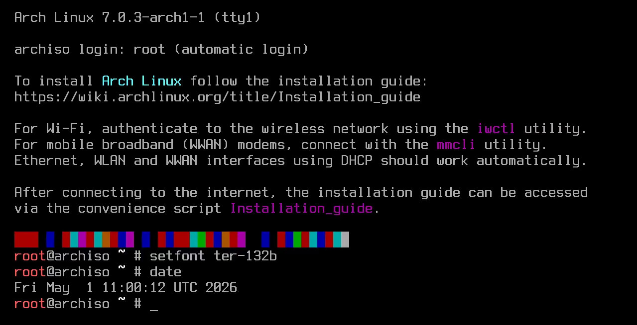Arch Linux发布5月新版 ISO：首批集成Linux 7.0内核 强化安装体验