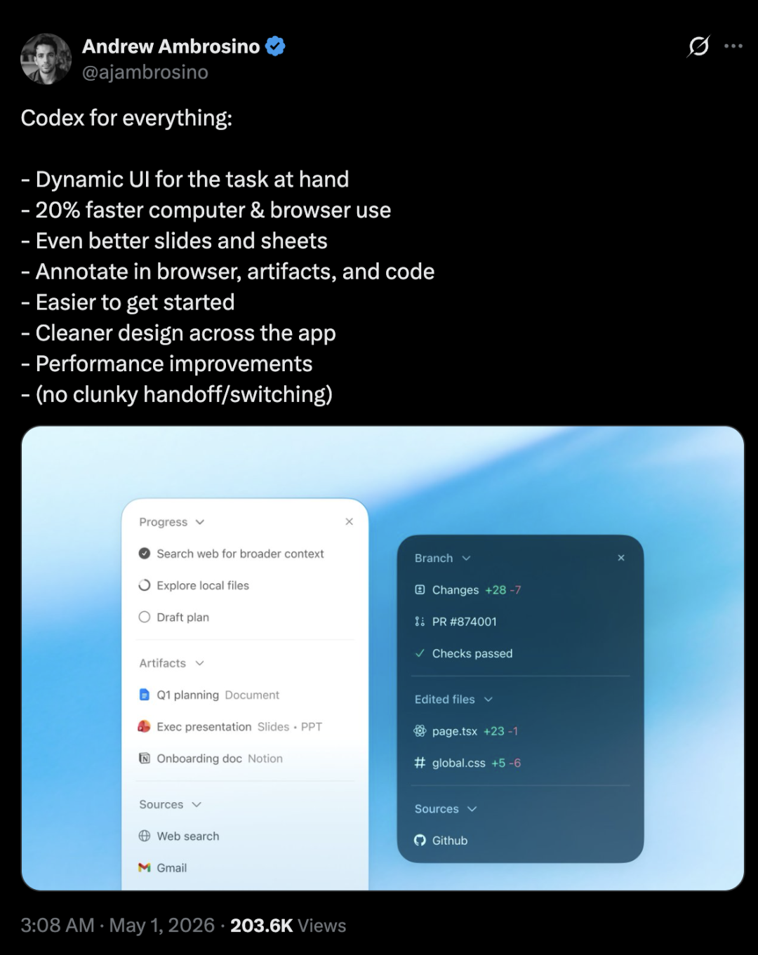 OpenAI疯狂升级Codex 接管Mac人类全程0操作围观